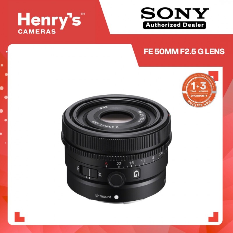 SONY FE 50MM F2.5 G LENS (SONY PH)